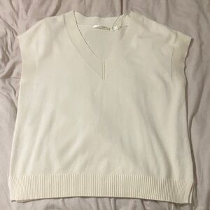 Cyrus Cream V-Neck Sweater